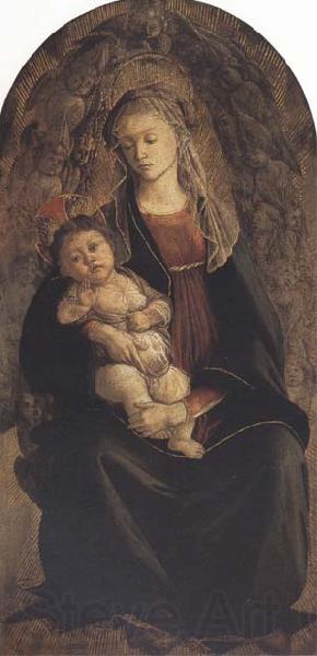 Sandro Botticelli Madonna and Child in Glory with Cherubim